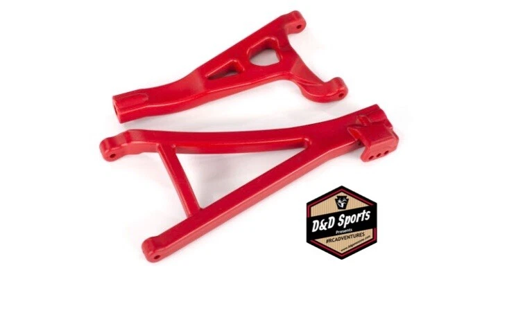 Brazos de suspensión delanteros derechos Traxxas 8631R rojo resistente - E Revo 2.0 Foto 1 de 1