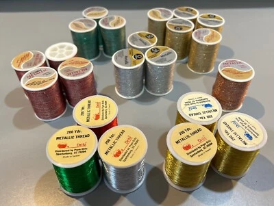 (22) Coats& Prim Dritz Metallic Decorative Sewing Thread - Image 1 of 4