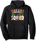 Funny Safari Squad Africa Animal Lovers Zoo Unisex Hooded Sweatshirt