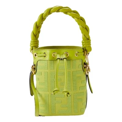 Fendi Wasabi Mon Tresor Mini Bucket Bag Crossbody  NWT - Image 1 of 4