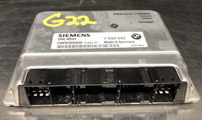 2001-2003 BMW 330i A/T RWD двигатель компьютер ECU ECM PCM модуль управления DME - Изображение 1 из 4