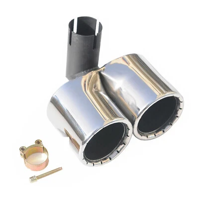 Auspuffblende Endrohr für Smart ForTwo 1998-2007 Edelstahl Chrom 1tlg - Bild 1 von 4