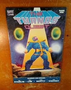 THaNoS QueST BooK #1 FIRST PRINT HIGH GRADE 1990 ~AVeNGeRS EnDGaME InFiNiTY ~ - Picture 1 of 6