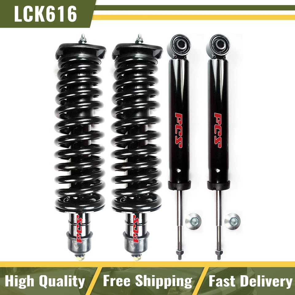 Amortiguadores traseros y delanteros completos cargados para Mercedes Benz ML320 1998-2003 Foto 1 de 4