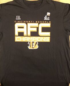 Cincinnati Bengals AFC Champions XXL T Shirt 