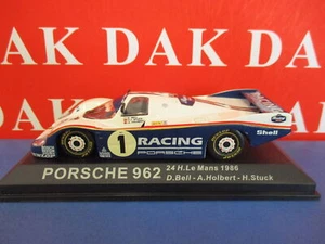 Die cast 1/43 Modellino Auto Porsche 962 24H Le Mans 1986 D. Bell - Foto 1 di 4