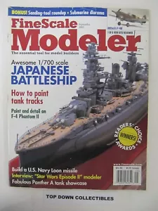 Fine Scale Modeler Magazine September 2002 How To Paint Tank Tracks - Picture 1 of 2