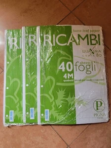 Carta A4 con buchi a quadretti e righe - Foto 1 di 5