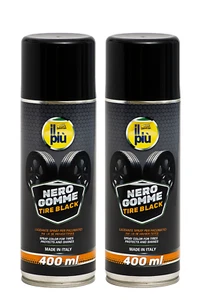 SPRAY NERO GOMME PULISCE LUCIDA PNEUMATICI RAVVIVANTE 400ML - Imagen 1 de 1