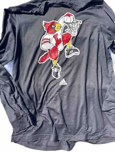 Louisville Cardinals adidas Creator Long Sleeve Shirt Men's Black large