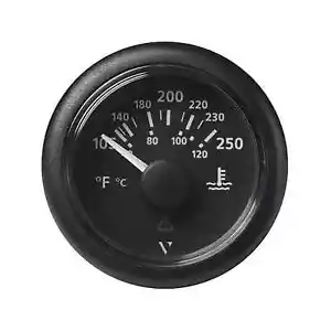 Veratron A2C59514176 ViewLine Black Coolant Temperature Gauge Size 2 - Picture 1 of 3