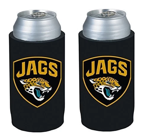 Jacksonville Jaguars NFL 2 pack Ultra Slim Koozie cooler hugger Cover
