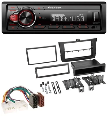Pioneer MP3 1DIN DAB USB AUX Autoradio für Toyota Corolla ab 2009 schwarz - Bild 1 von 4