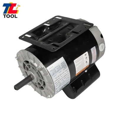 Motor eléctrico 115-230 voltios 3 HP 3450 RPM servicio compresor 56 cuadro 1 fase Foto 1 de 4