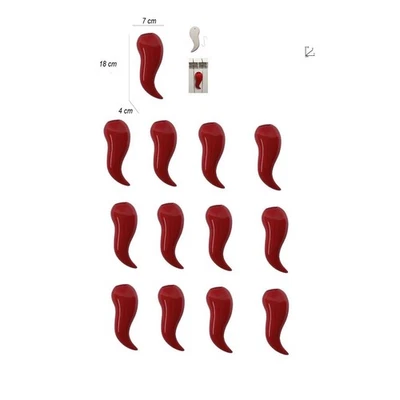 12 cornetti umidificatore evaporatore termosifone stufa portafortuna diffusore - Immagine 1 di 4