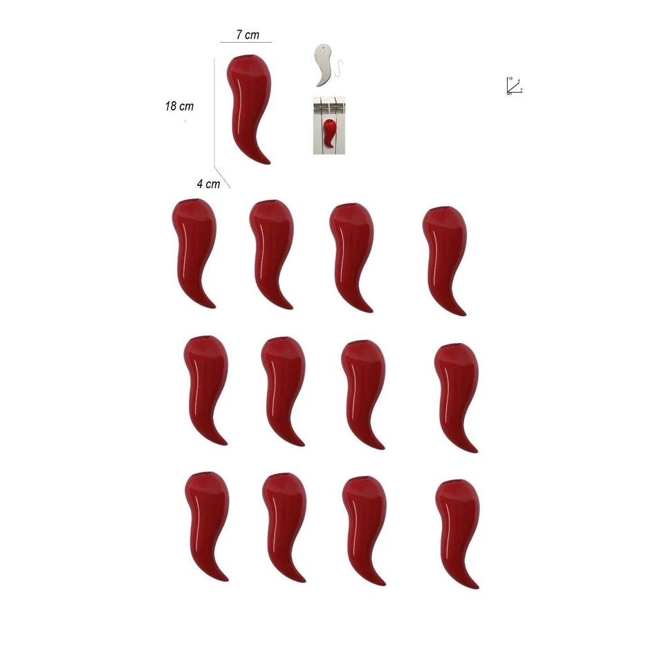 12 cornetti umidificatore evaporatore termosifone stufa portafortuna diffusore - Immagine 1 di 4