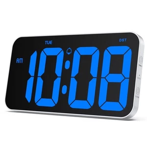 ZGRMBO Digitale Wanduhr mit 4" riesigen klaren Ziffern - Digitaluhr für Wand... - Bild 1 von 7