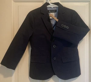 J. Crew Crewcuts Boy’s Navy Blue Blazer Thompson 100% Cotton Toddler Size 3 3T - Picture 1 of 10