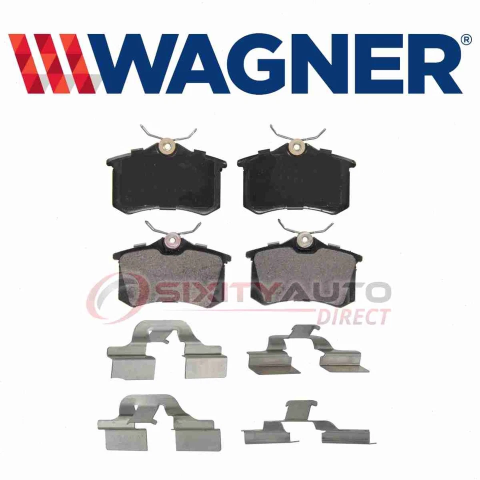 Wagner Brake Rear Disc Brake Pad Set for 1986-1988 Volkswagen Quantum - nw Foto 1 de 4