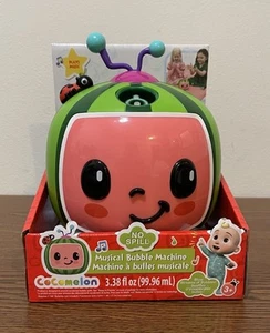 Cocomelon Musical Bubble Machine Toy No Spill 3.8 oz. NEW - Picture 1 of 4