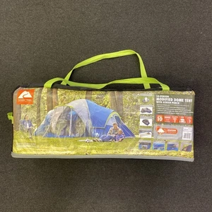 10-Person Modified Dome Tent with Screen Porch, 3-Room Family Camping - Picture 1 of 2