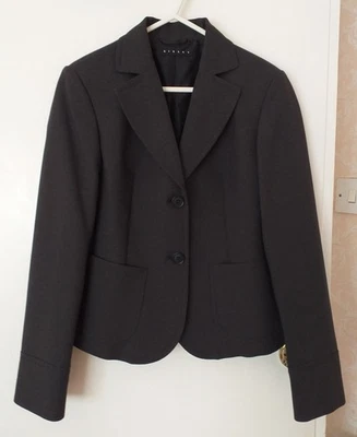 Traje chaqueta blazer negro para mujer SISLEY con botones para oficina y trabajo talla XS Foto 1 de 3