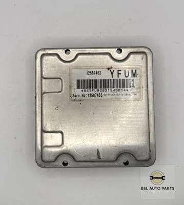 Cadillac Deville 2004-2005 A/T 4,6 V8 ECM ECU módulo de control del motor 12587452 fabricante de equipos originales Foto 1 de 4