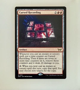 MTG: Cursed Recording (0131) Duskmourn: House of Horror Regular NM - Picture 1 of 2