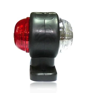  2 Pcs Trailer Side Marker Lights Round Signal Indicator Truck Tail Lamp - Bild 1 von 12