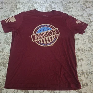 Grunt Style Men's T-Shirt Size XL 100% Genuine American Renegade Never Back Down - Picture 1 of 6