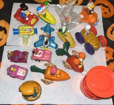 Винтажный 80-90-х лот из 15 McDonald's Happy Meal игрушки 1 «- 3» фигурки - Изображение 1 из 4