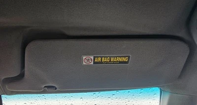 Espelho de vaidade lateral passageiro cinza escuro Honda Civic 2001-2004 fabricante de equipamento original - Imagem 1 de 3