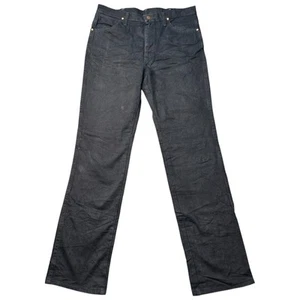 Pantalones de mezclilla Wrangler 936WBK para hombre 34x34 (se adapta a 35x33,5) corte vaquero negro calce ajustado - Imagen 1 de 15