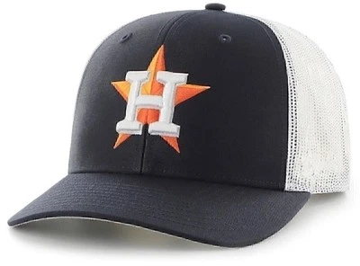 HOUSTON ASTROS HAT MESH TRUCKER MLB BASEBALL TEAM LOGO CLASSIC NEW CAP - Image 1 of 3