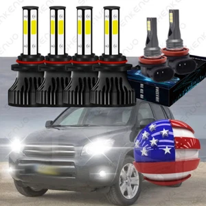 For Toyota RAV4 2006-2009 2010 2011 2012 LED Headlight High Low+Fog Light Bulbs - Imagen 1 de 12