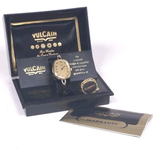 Vtg 60’s Vulcain Women's Watch Bangle Manual Wind 17 Jewels Swiss Made Display - Picture 1 of 19