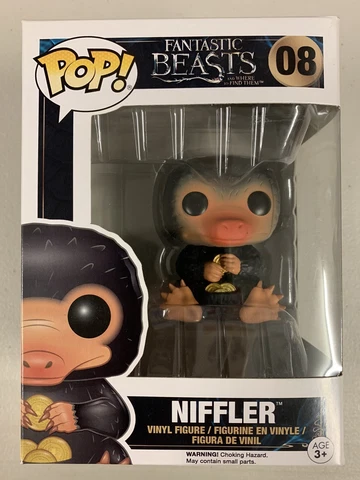 Niffler 08 ~ Harry Potter: Fantastic Beasts ~ Funko Pop Vinyl + Free Protector Cover