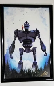 THE IRON GIANT RARE 11x17 READY PLAYER ONE SERIES MOVIE POSTER SIGNED - Picture 1 of 2