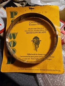PS WOOD Timber Wolf Thin Kerf, Swedish Silicon Steel Band Saw Blade 93 1/2" 3/4" - Picture 1 of 2