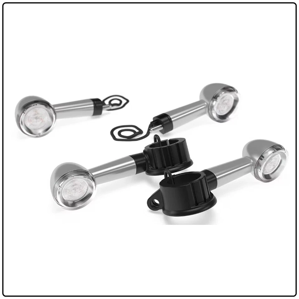 Sinais de seta de LED Royal Enfield prata clássico 350 modelos EUA VENDEDOR KXA00078 - Imagem 1 de 1