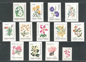 ARGENTINA 1985 - 1988, FLORES, Scott 1515-1527, 13 valores, MNH - Imagen 1 de 1