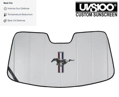 Covercraft Ford Mustang Pony & Bars Logo UVS100 Custom Fit Sunscreen (1994-2004) Foto 1 de 4