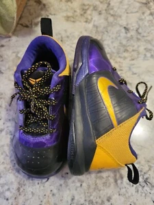 Nike Kobe 5 “Lakers Away” 386649-071 (2009) Infant Size 7C (23.5) 100% Authentic - Picture 1 of 11