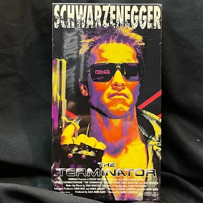 TheTerminator 1 Sealed VHS Tape Movie Hemdale 1991 Release Watermark - Image 1 of 4