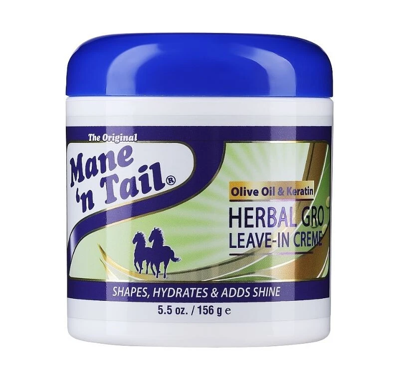MANE N TAIL HERBAL GRO LEAVE-IN CREME THERAPY PREVENT BREAKAGE, SPLIT ENDS 5.5OZ - Image 1 of 1