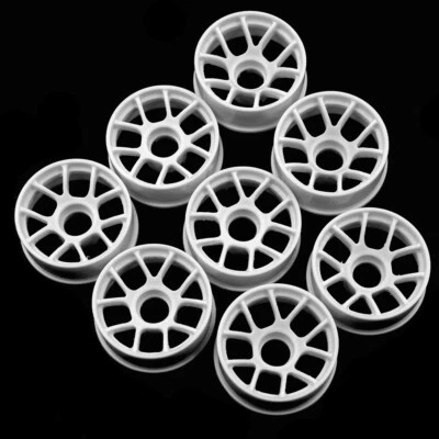 NEW Yeah Racing Plastic Narrow Rim Set White Mini-Z FREE US SHIP - Image 1 of 3