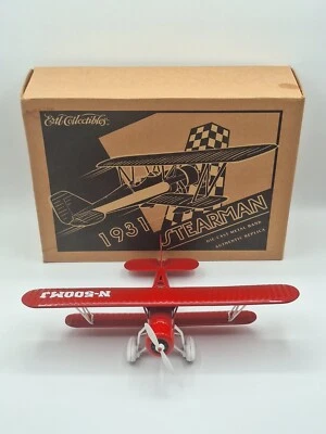 Ertl 1931 Stearman Diecast 4D Biplane coinbank Series II Orchard Supply Hardware - Image 1 of 4