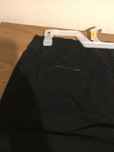 Womens Terra&Sky Mid-rise Black Pull On Curvy Capri Pants size 0X 14W New Tags - Picture 1 of 15