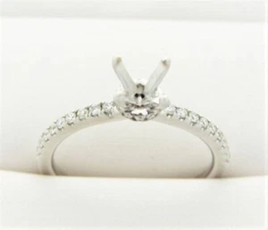 ANILLO NUPCIAL SEMI MONTAJE COMPROMISO DIAMANTE - Imagen 1 de 3