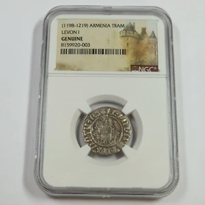 1198-1219 NGC Genuine - ARMENIA TRAM - LEVON I #53074A - Picture 1 of 2